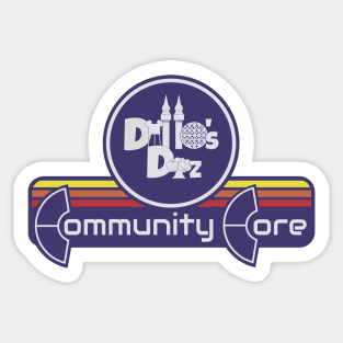 Dillo's Diz Community Core Sticker